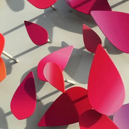 Detail of sculpture petal